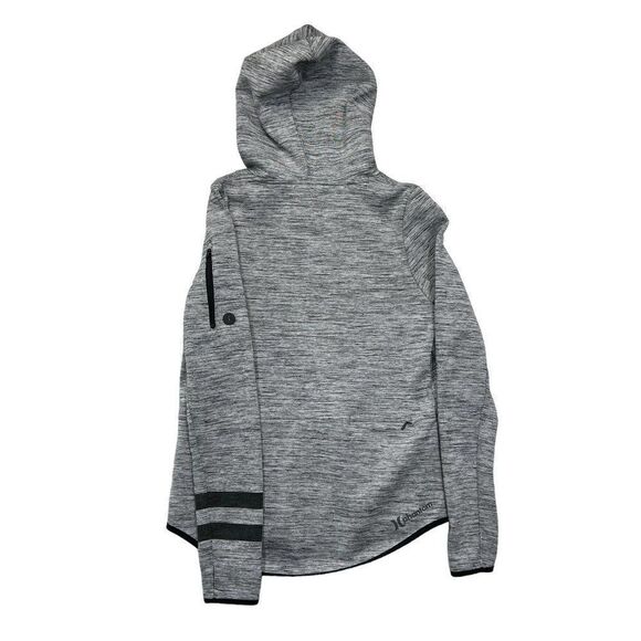 Hurley Phantom Hoodie Women's Size Small Heather Gray Hooded Sweatshirt - Picture 5 of 12
